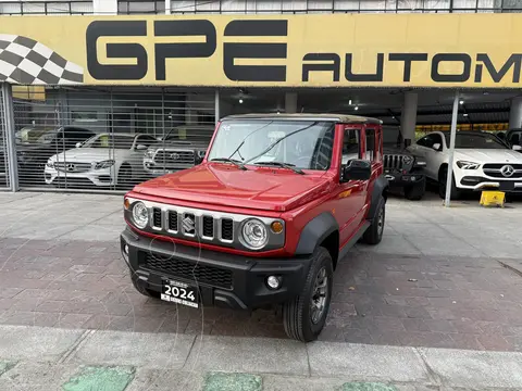 Suzuki Jimny 5 puertas GLX Aut usado (2024) color Rojo financiado en mensualidades(enganche $109,600 mensualidades desde $9,906)