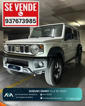 Suzuki Jimny 5P 1.5L GLX usado (2025) color Blanco precio $17.980.000