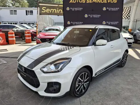 Suzuki Swift Sport Sport usado (2020) color Blanco Remix financiado en mensualidades(enganche $52,000 mensualidades desde $7,577)
