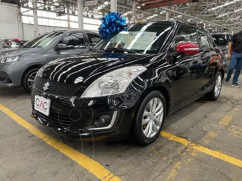 Suzuki Swift GLX Aut usado (2015) color Negro financiado en mensualidades(enganche $48,600 mensualidades desde $5,184)