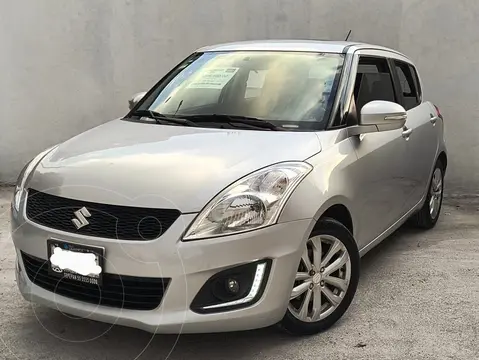 Suzuki Swift GLX usado (2017) color plateado financiado en mensualidades(enganche $56,142 mensualidades desde $4,887)