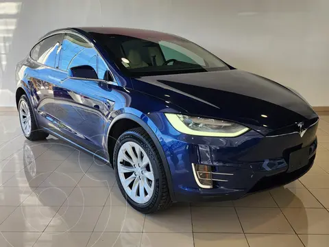 Tesla Model X 75D usado (2018) color Azul financiado en mensualidades(enganche $135,507 mensualidades desde $14,470)