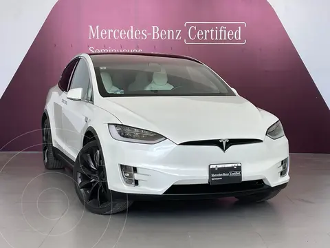 Tesla Model X 100D usado (2019) color Blanco financiado en mensualidades(enganche $480,700 mensualidades desde $20,651)
