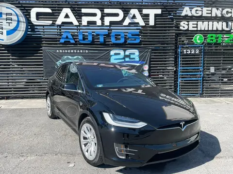 Tesla Model X Long Range Plus usado (2020) color Negro financiado en mensualidades(enganche $252,780 mensualidades desde $26,345)