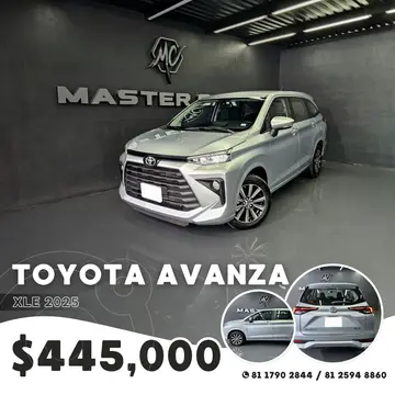 Toyota Avanza XLE Aut usado (2025) color plateado precio $445,000