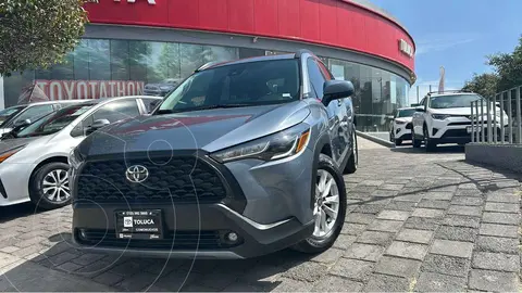 Toyota Corolla Cross LE usado (2022) color Azul financiado en mensualidades(enganche $123,356 mensualidades desde $13,127)