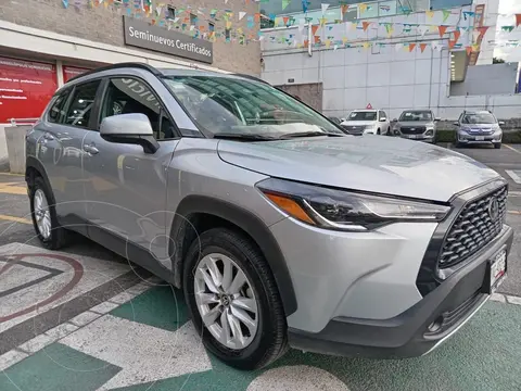 Toyota Corolla Cross LE usado (2023) color Gris financiado en mensualidades(enganche $194,370 mensualidades desde $8,178)