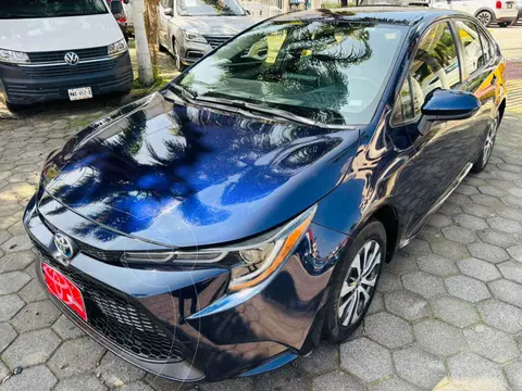 Toyota Corolla HEV Hybrid usado (2022) color Azul financiado en mensualidades(enganche $79,819 mensualidades desde $7,090)