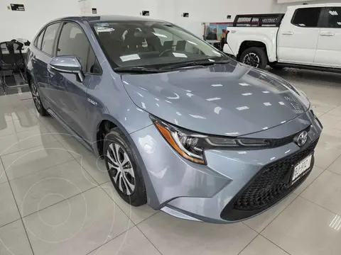Toyota Corolla HEV Hybrid usado (2021) color Azul financiado en mensualidades(enganche $96,750 mensualidades desde $8,169)