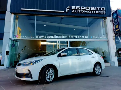Toyota Corolla 1.8 XEi Pack CVT usado (2017) color Blanco precio $7.600.000