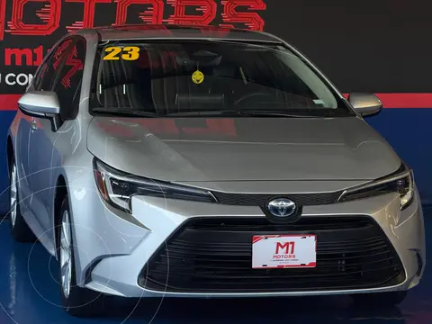 Toyota Corolla XLE Aut usado (2023) color Plata financiado en mensualidades(enganche $75,800)