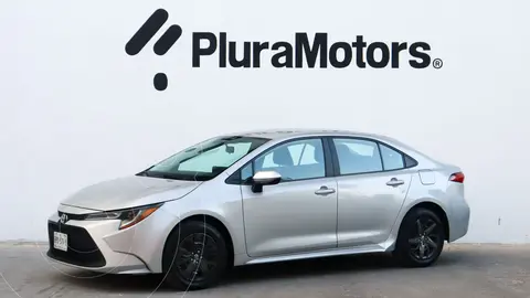 Toyota Corolla Base usado (2022) color plateado financiado en mensualidades(enganche $73,480 mensualidades desde $6,261)