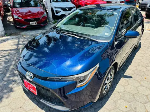 Toyota Corolla LE Aut usado (2021) color Azul financiado en mensualidades(enganche $101,319 mensualidades desde $8,999)