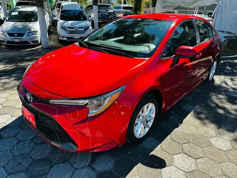 Toyota Corolla LE 1.8L Aut usado (2020) color Rojo financiado en mensualidades(enganche $86,750 mensualidades desde $6,398)