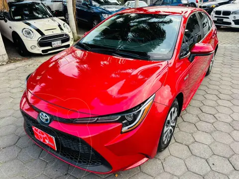 Toyota Corolla LE 1.8L Aut usado (2020) color Rojo financiado en mensualidades(enganche $98,631 mensualidades desde $8,761)