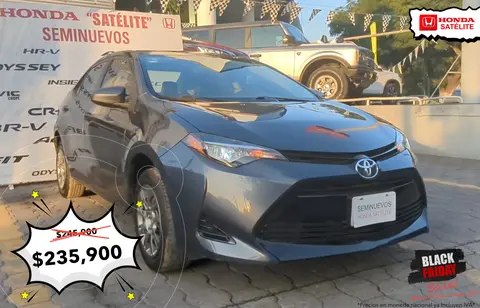 Toyota Corolla Base Aut usado (2018) color Gris precio $245,900