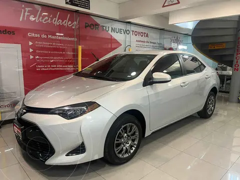 Toyota Corolla Base Aut usado (2019) color Plata financiado en mensualidades(enganche $59,820 mensualidades desde $4,666)