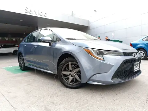 Toyota Corolla Base Aut usado (2021) color Azul financiado en mensualidades(enganche $115,500 mensualidades desde $4,076)