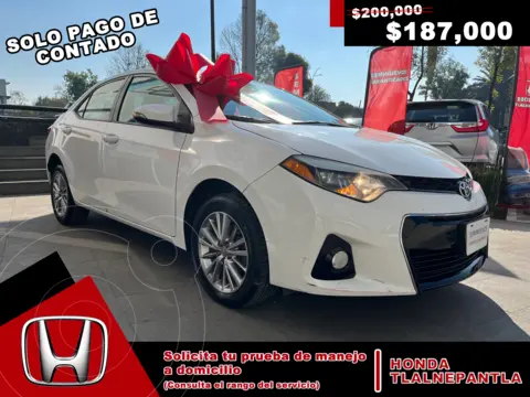 Toyota Corolla S Aut usado (2014) color Blanco precio $187,000