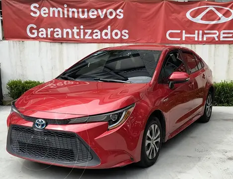 Toyota Corolla LE Aut usado (2021) color Rojo precio $384,900