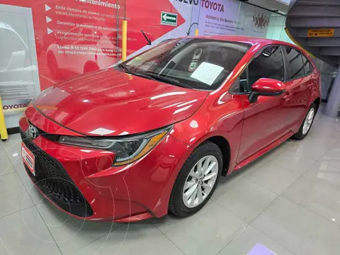 Toyota Corolla LE 1.8L Aut usado (2020) color Rojo financiado en mensualidades(enganche $67,320 mensualidades desde $6,641)