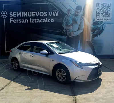 Toyota Corolla LE Aut usado (2021) color Plata financiado en mensualidades(enganche $78,000 mensualidades desde $10,900)