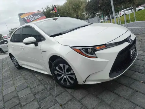 Toyota Corolla Base usado (2020) color Blanco financiado en mensualidades(enganche $109,919 mensualidades desde $11,697)