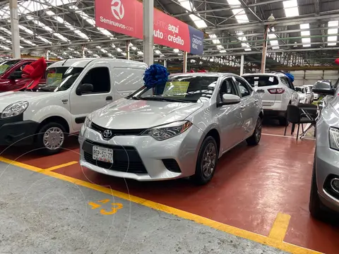 Toyota Corolla S usado (2015) color Plata Metalico financiado en mensualidades(enganche $55,000 mensualidades desde $5,200)