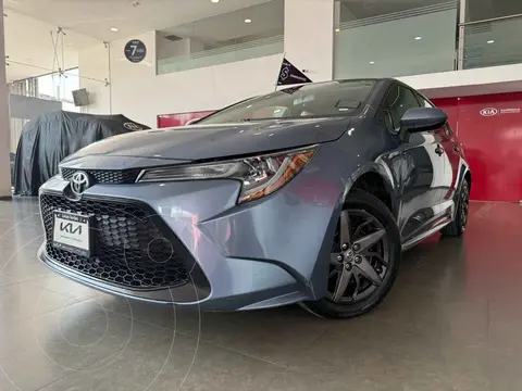 Toyota Corolla Base Aut usado (2021) color Azul financiado en mensualidades(enganche $86,000 mensualidades desde $7,639)