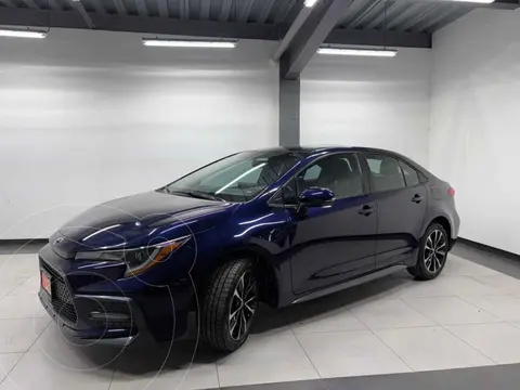 Toyota Corolla SE Aut usado (2020) color Azul financiado en mensualidades(enganche $73,700 mensualidades desde $7,270)