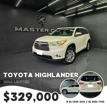 Toyota Highlander Limited Panoramic Roof usado (2014) color Blanco precio $329,000