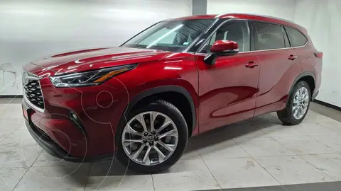 Toyota Highlander Limited PR usado (2023) color Rojo financiado en mensualidades(enganche $189,200 mensualidades desde $18,664)