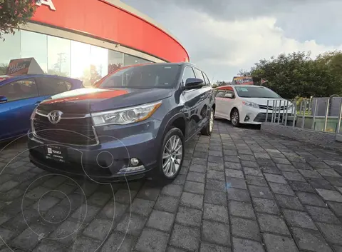 Toyota Highlander Limited usado (2016) color Azul financiado en mensualidades(enganche $115,294 mensualidades desde $12,269)