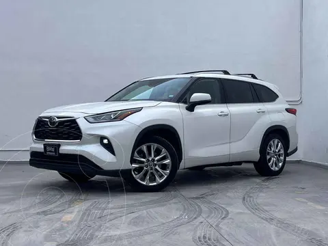 Toyota Highlander Limited Panoramic Roof usado (2021) color Blanco financiado en mensualidades(enganche $136,180 mensualidades desde $13,434)