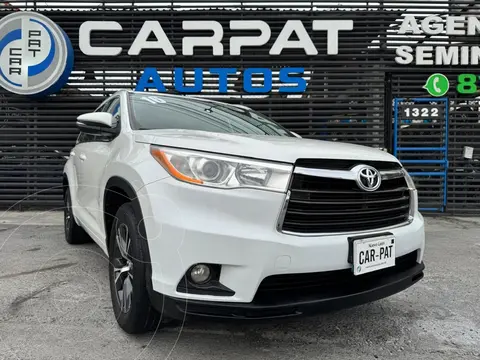 Toyota Highlander XLE usado (2016) color Blanco precio $359,000