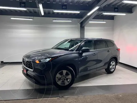 Toyota Highlander LE usado (2020) color Gris financiado en mensualidades(enganche $111,100 mensualidades desde $10,960)