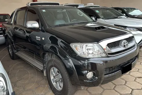 Toyota Hilux 3.0 4x4 SRV TDi DC Cuero usado (2010) color Negro precio $26.500.000