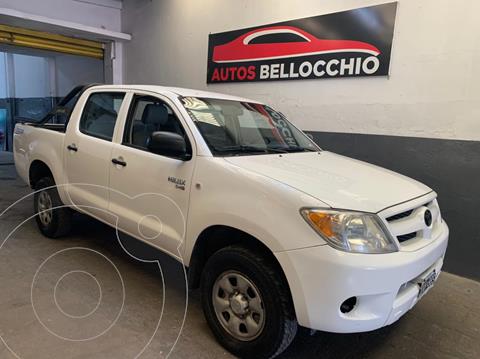 Toyota Hilux 2.5 4x4 DX DC usado (2008) color Blanco precio $1.650.000