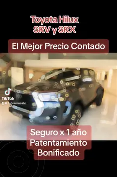OfertaToyota Hilux 4X4 Cabina Doble SRX 2.8 TDi Aut nuevo color Gris Oscuro precio $54.000.000