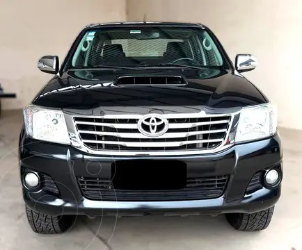 Toyota Hilux 3.0 4x4 SRV TDi DC Cuero Aut usado (2015) color Negro precio $37.000.000