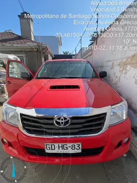 Toyota Hilux 3.0 4X4 Cabina Doble DX usado (2014) color Rojo precio $13.000.000