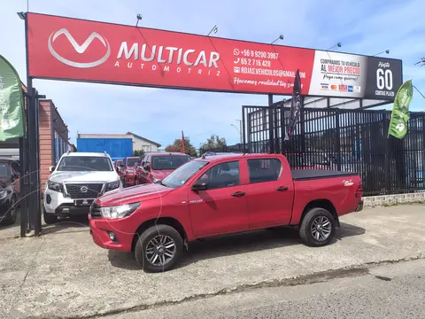 Toyota Hilux 2.4L DX CD 4x4 usado (2023) color Rojo financiado en cuotas(pie $4.675.000)