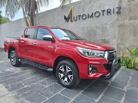 Toyota Hilux Cabina Doble Diesel 4X4 Aut usado (2019) color Rojo precio $549,000