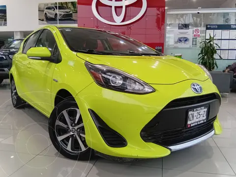 Toyota Prius C 1.5L usado (2021) color Verde financiado en mensualidades(enganche $123,310 mensualidades desde $5,297)