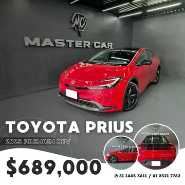 Toyota Prius Premium usado (2025) color Rojo precio $689,000