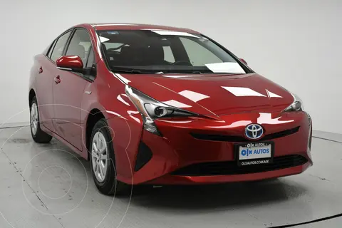 Toyota Prius BASE usado (2017) color Rojo financiado en mensualidades(enganche $64,400 mensualidades desde $5,066)