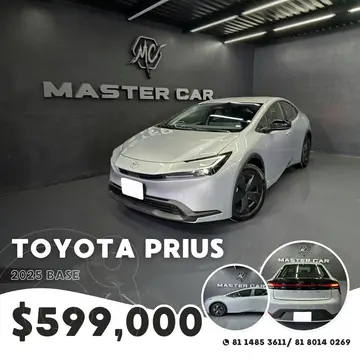 Toyota Prius Base usado (2025) color plateado precio $599,000