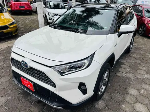 Toyota RAV4 HEV Limited usado (2020) color Blanco financiado en mensualidades(enganche $138,944 mensualidades desde $12,341)