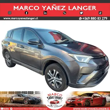 Toyota Rav4 2.5 Lujo 4X2 usado (2016) color Gris precio $10.900.000