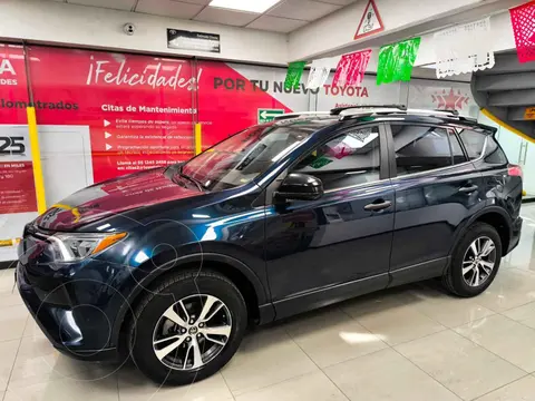 Toyota RAV4 LE usado (2018) color Azul financiado en mensualidades(enganche $74,602 mensualidades desde $7,359)